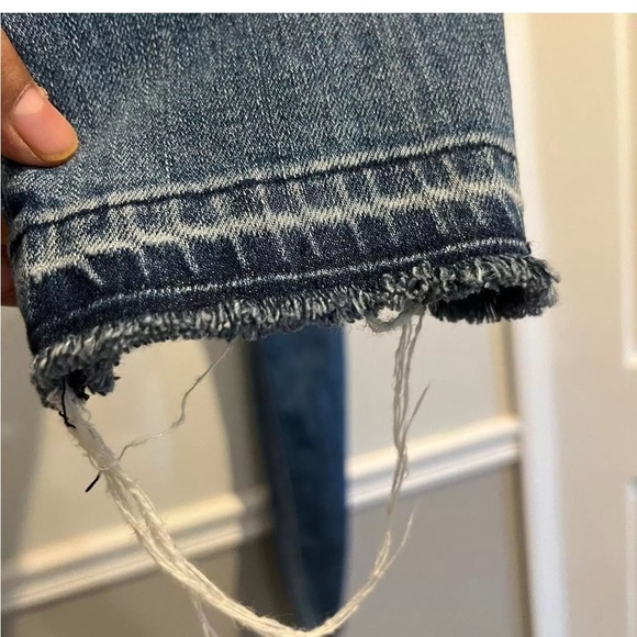 Rag & Bone Women’s 24 Dre Low Rise Slim Boyfriend Distressed Jeans - Picture 5 of 10